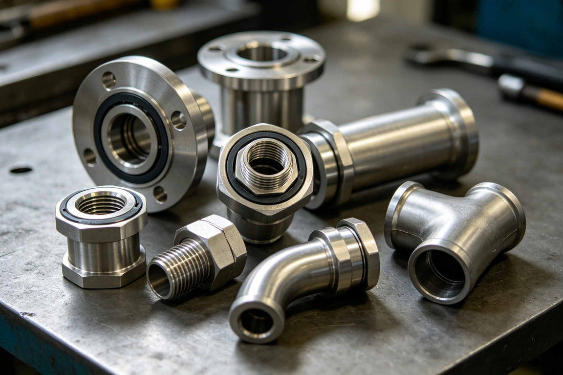 Precision-Machined Stainless Steel Couplings for Fluid Transfer Equipment