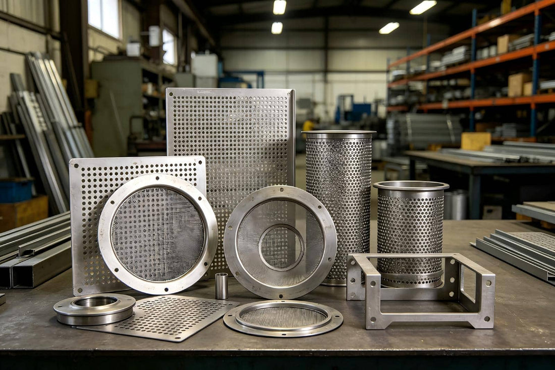 Stainless Steel Perforated Plate Components for Industrial Filtration Equipment