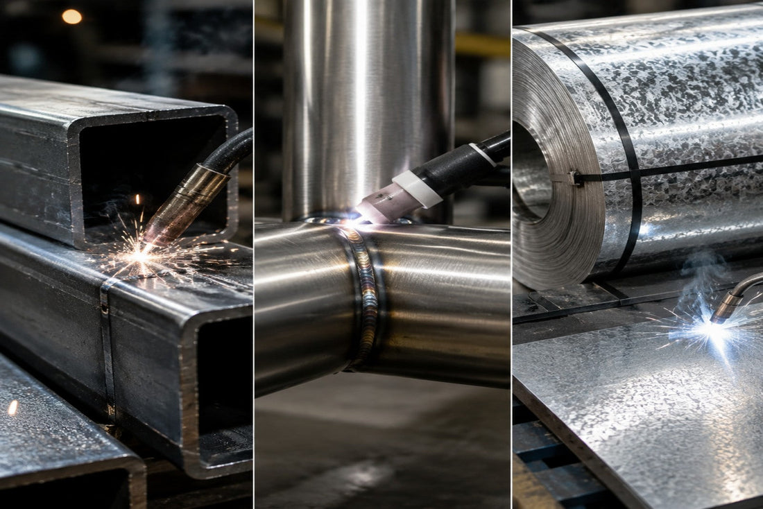 Weldability of Carbon Steel, Stainless Steel, and Galvanized Steel: What Fabricators Need to Know